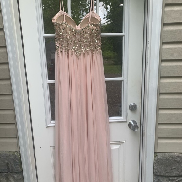 Sequin pink prom dress - flowy & super comfortable - Picture 2 of 5